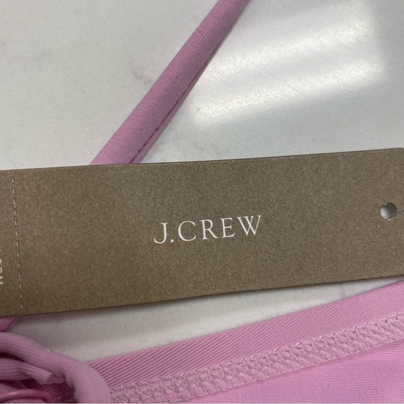 NWT J. Crew French Bikini Top, Pink - Picture 8 of 15